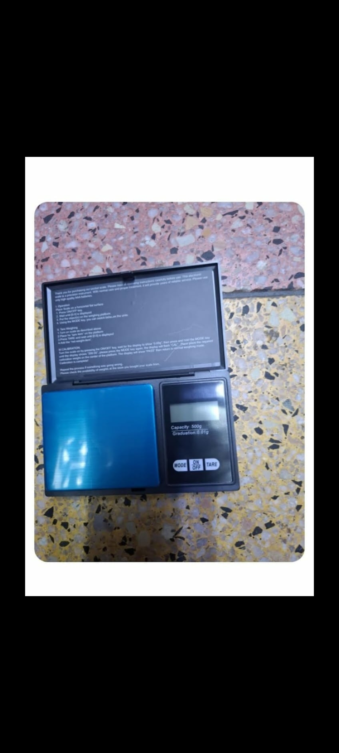 0.01×500grams pocket scale